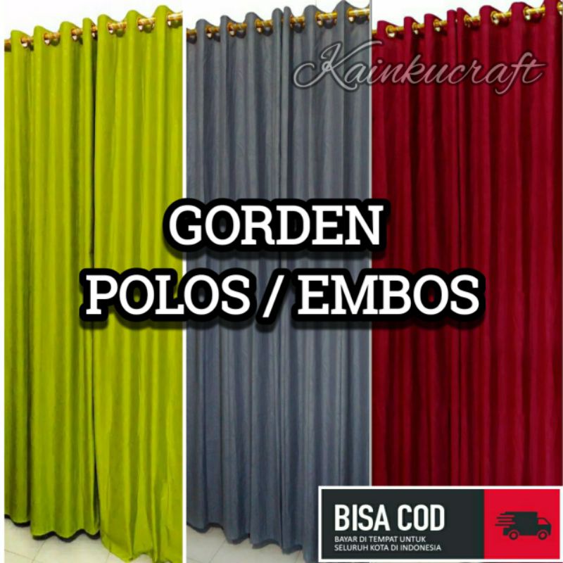 Detail Kain Gorden Polos Murah Nomer 18