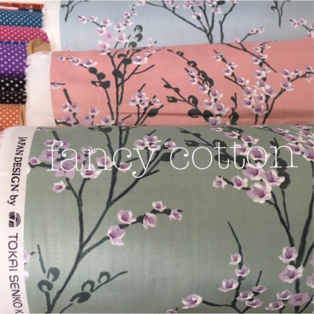 Detail Kain Motif Bunga Sakura Nomer 18