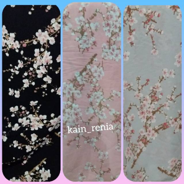 Detail Kain Motif Bunga Sakura Nomer 46