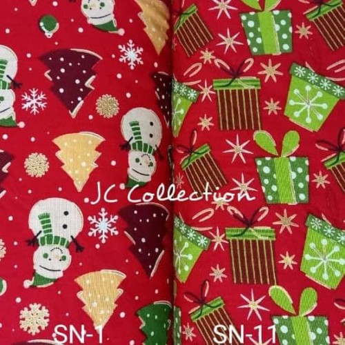 Detail Kain Motif Natal Nomer 22