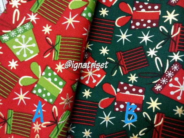 Detail Kain Motif Natal Nomer 37