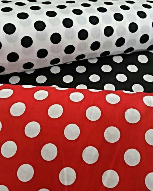 Detail Kain Motif Polkadot Besar Nomer 17