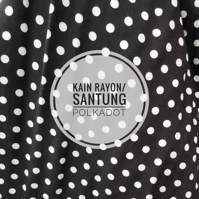 Detail Kain Polkadot Hitam Putih Nomer 36