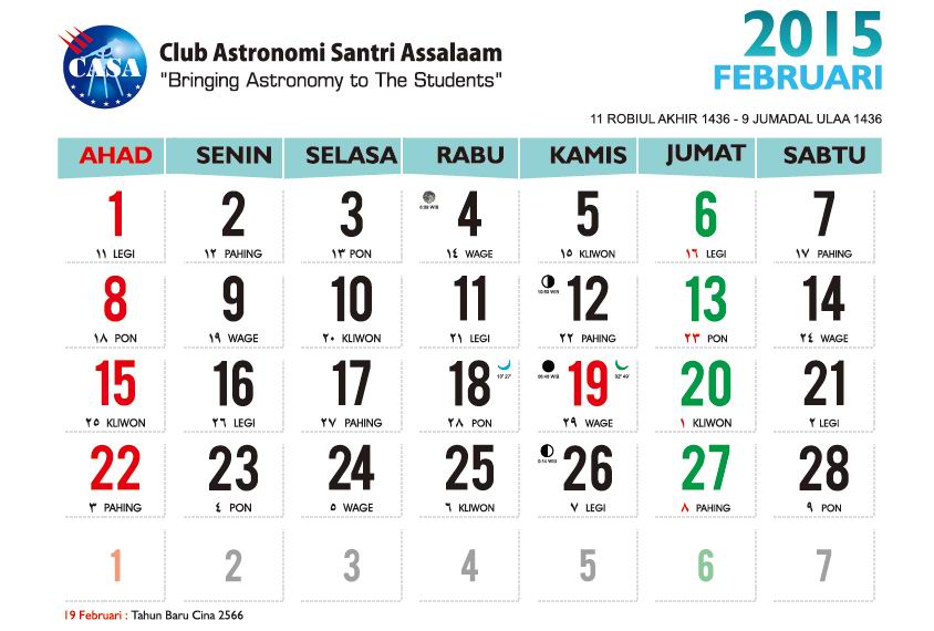 Detail Kalender 2015 Bulan Maret Nomer 14