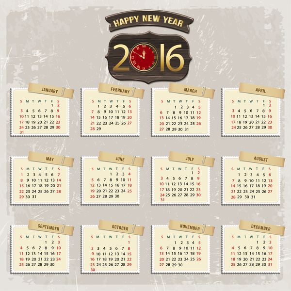 Detail Kalender 2016 Cdr Free Download Nomer 2