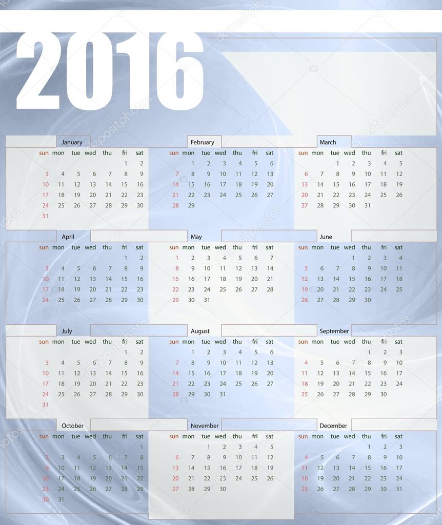 Detail Kalender 2016 Cdr Free Download Nomer 44