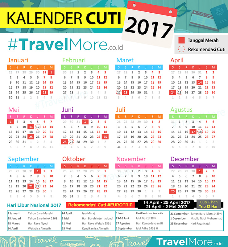 Detail Kalender 2017 Dan Tanggal Merah Nomer 9