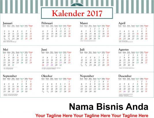 Detail Kalender 2017 High Resolution Nomer 36