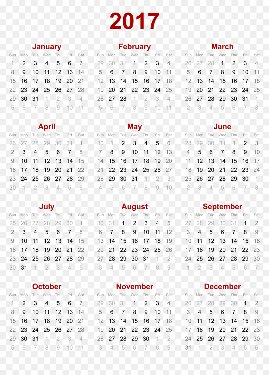 Detail Kalender 2017 Png Nomer 17