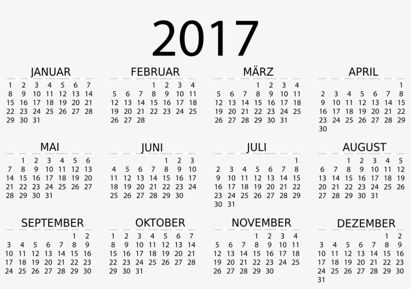 Detail Kalender 2017 Png Nomer 2