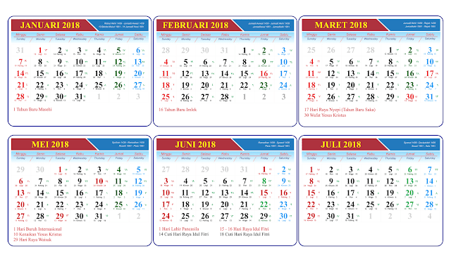 Detail Kalender 2018 Indonesia Png Nomer 50