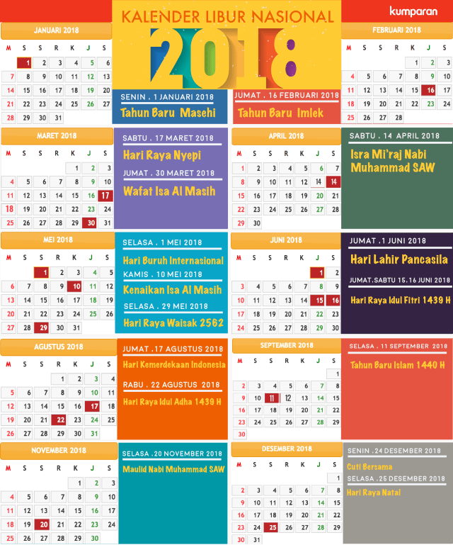 Detail Kalender 2018 Lengkap Png Nomer 21