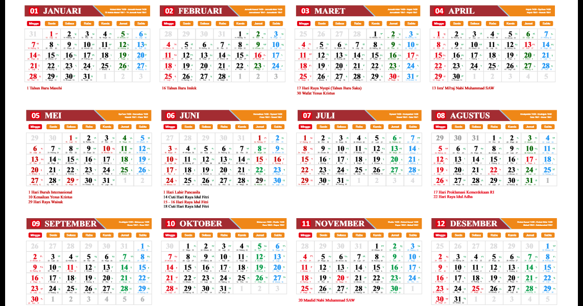 Detail Kalender 2018 Lengkap Png Nomer 22