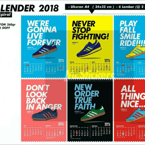 Detail Kalender 2018 Ukuran A4 Nomer 22