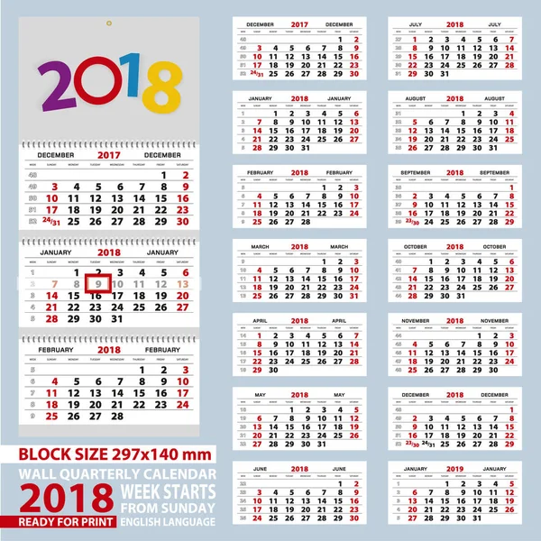 Detail Kalender 2018 Ukuran A4 Nomer 46