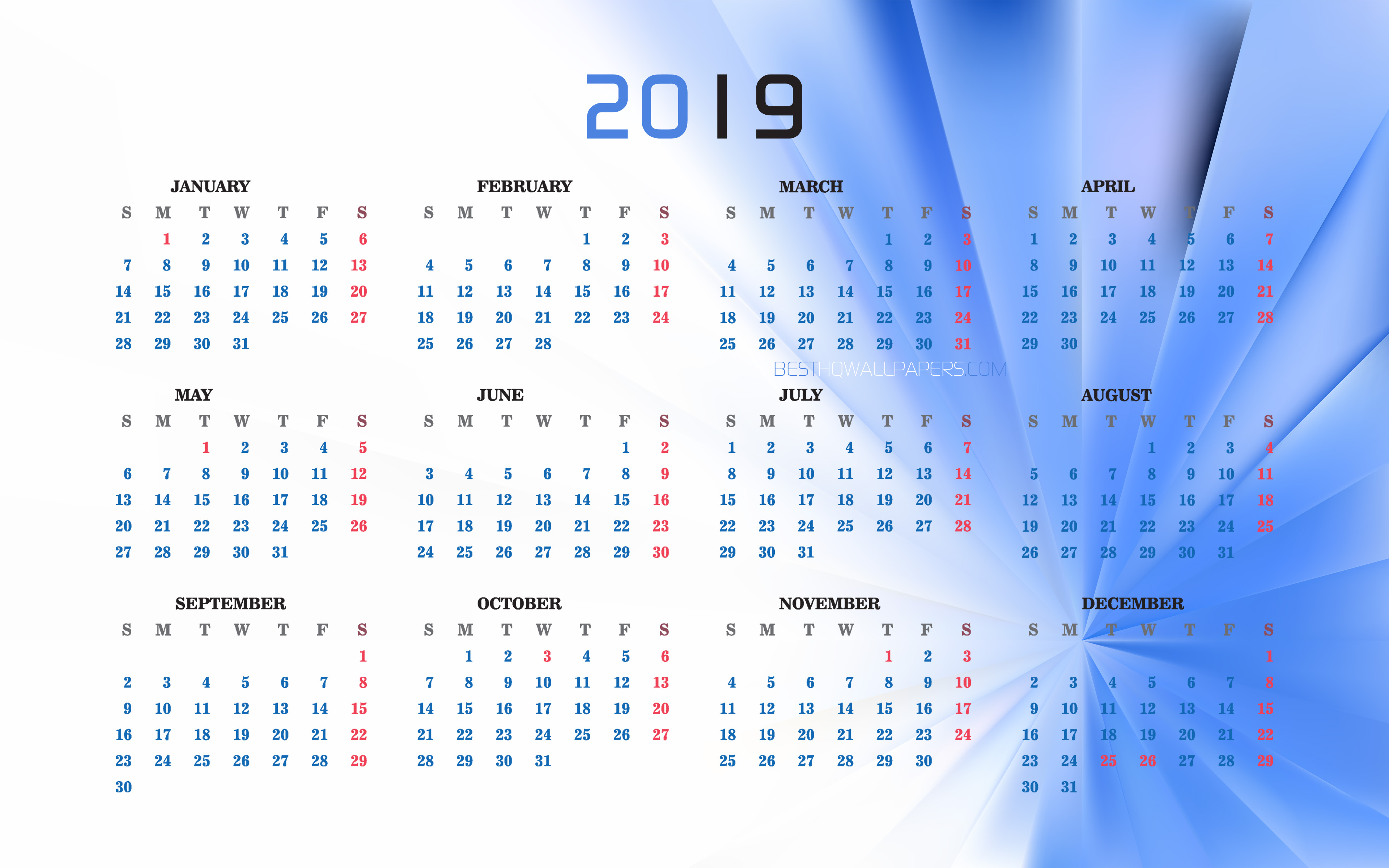 Detail Kalender 2019 Hd Nomer 20