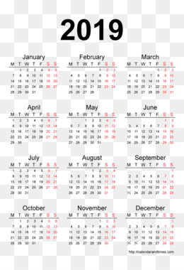 Detail Kalender 2019 Hd Png Nomer 14