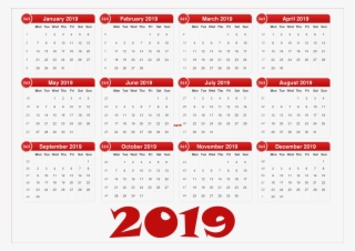 Detail Kalender 2019 Hd Png Nomer 25