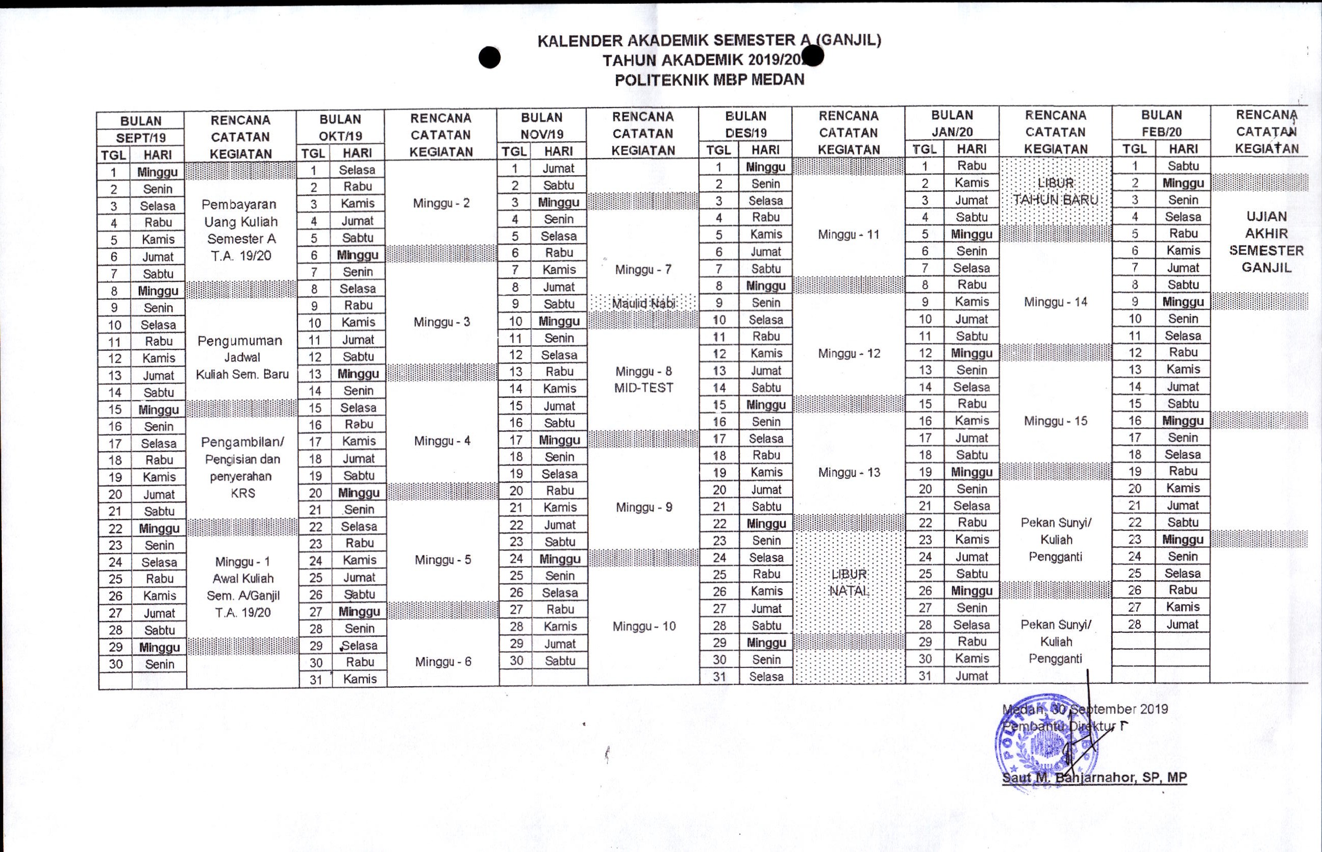 Detail Kalender 2019 Hitam Putih Nomer 44