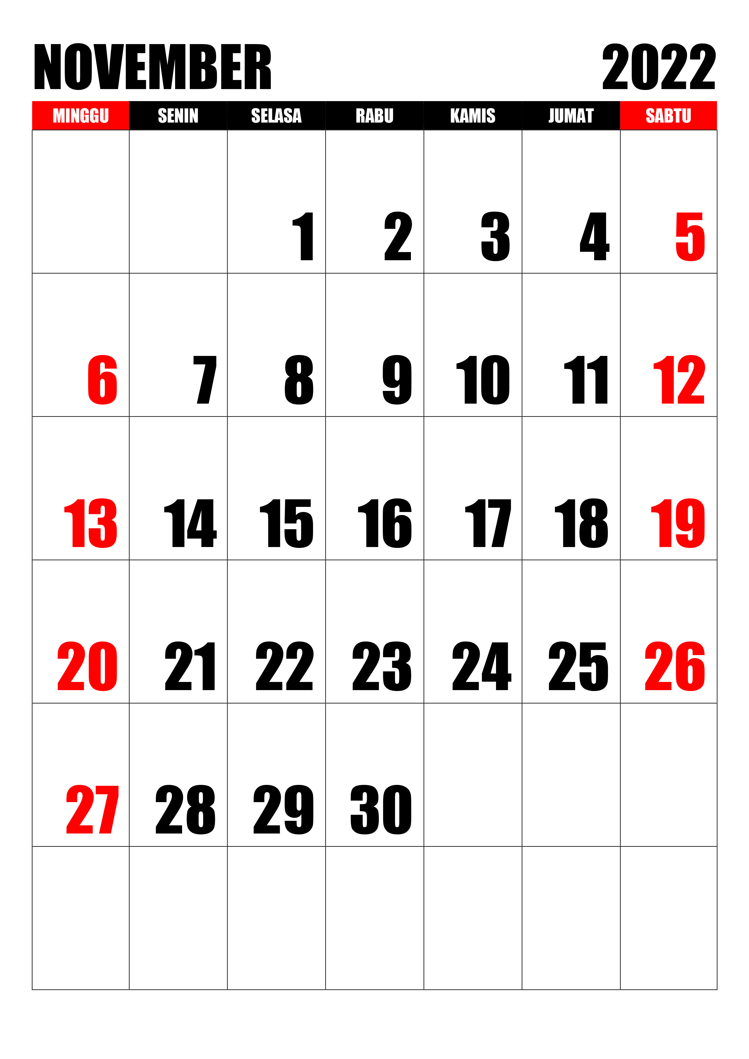 Detail Kalender 2019 Hitam Putih Nomer 48