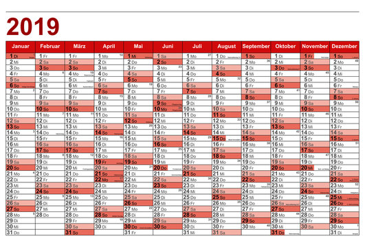 Detail Kalender 2019 Oktober Nomer 41