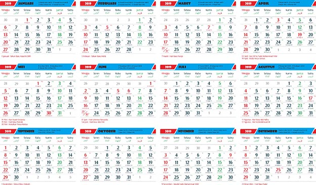 Detail Kalender 2019 Oktober Nomer 53