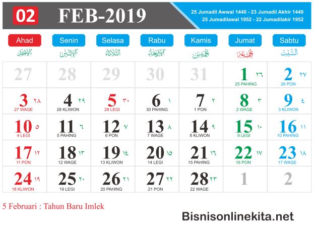 Detail Kalender 2019 Oktober Nomer 6