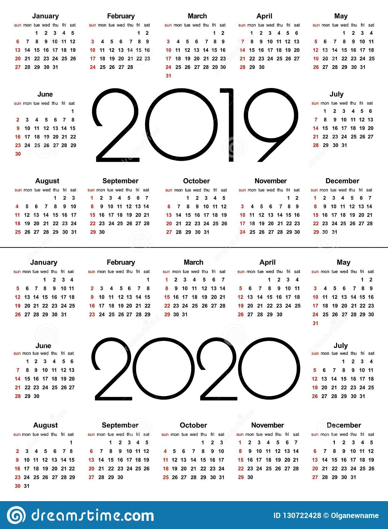 Detail Kalender 2019 Vector Free Download Nomer 53