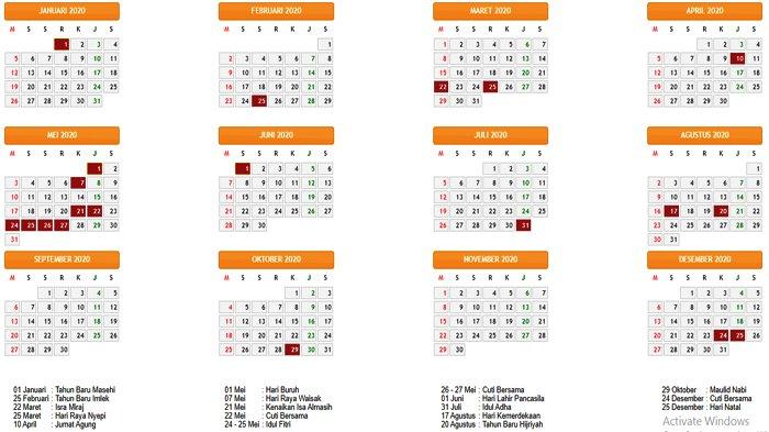 Detail Kalender 2020 Mei Nomer 34