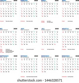 Detail Kalender 2020 Merah Semua Nomer 38