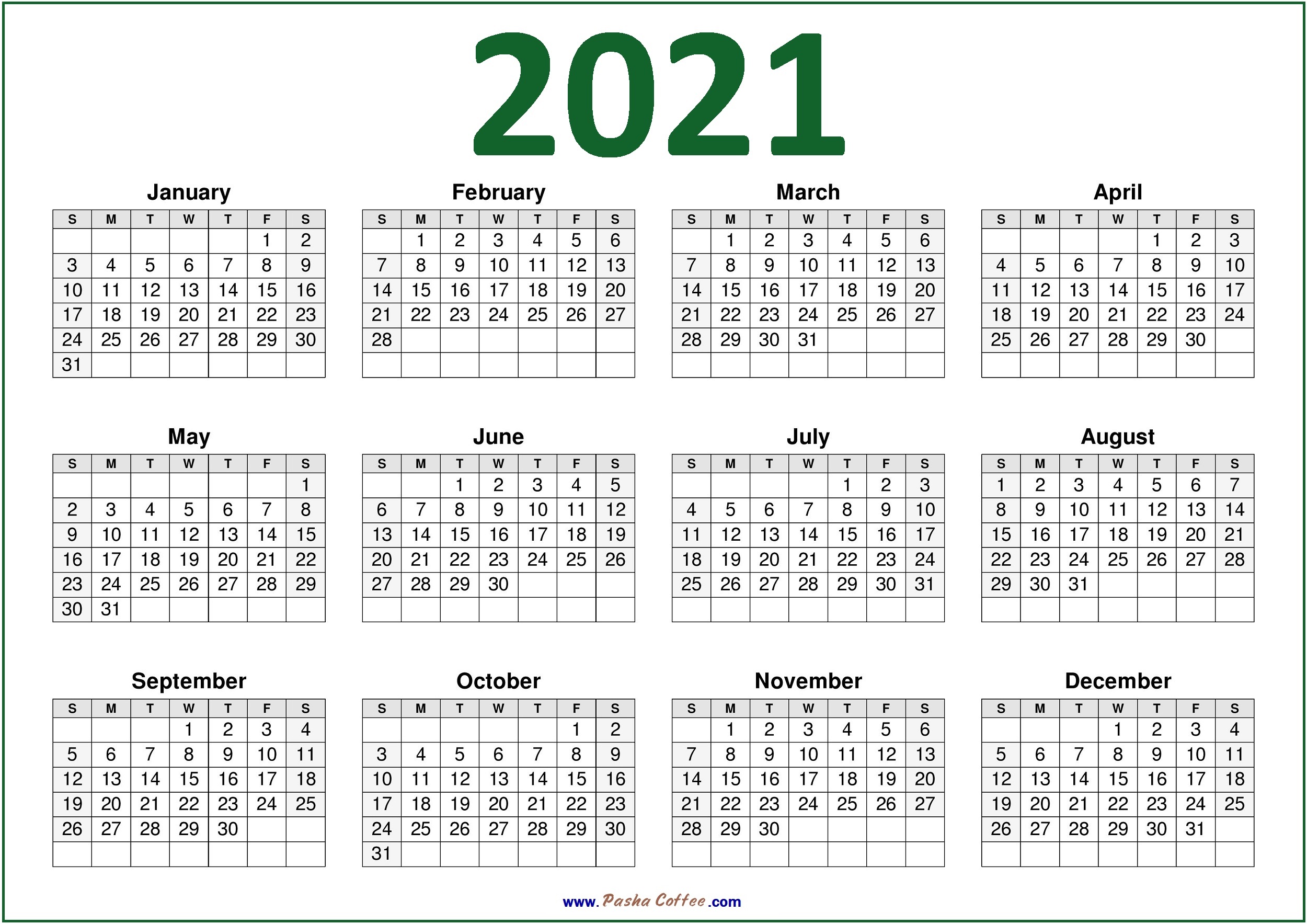 Detail Kalender 2021 Hd Nomer 26
