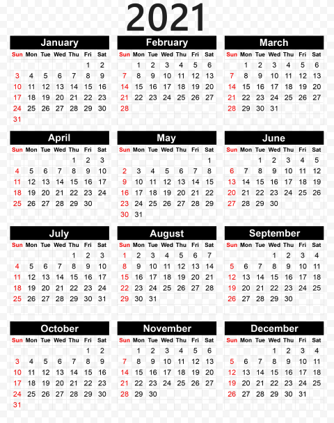 Detail Kalender 2021 High Resolution Nomer 2