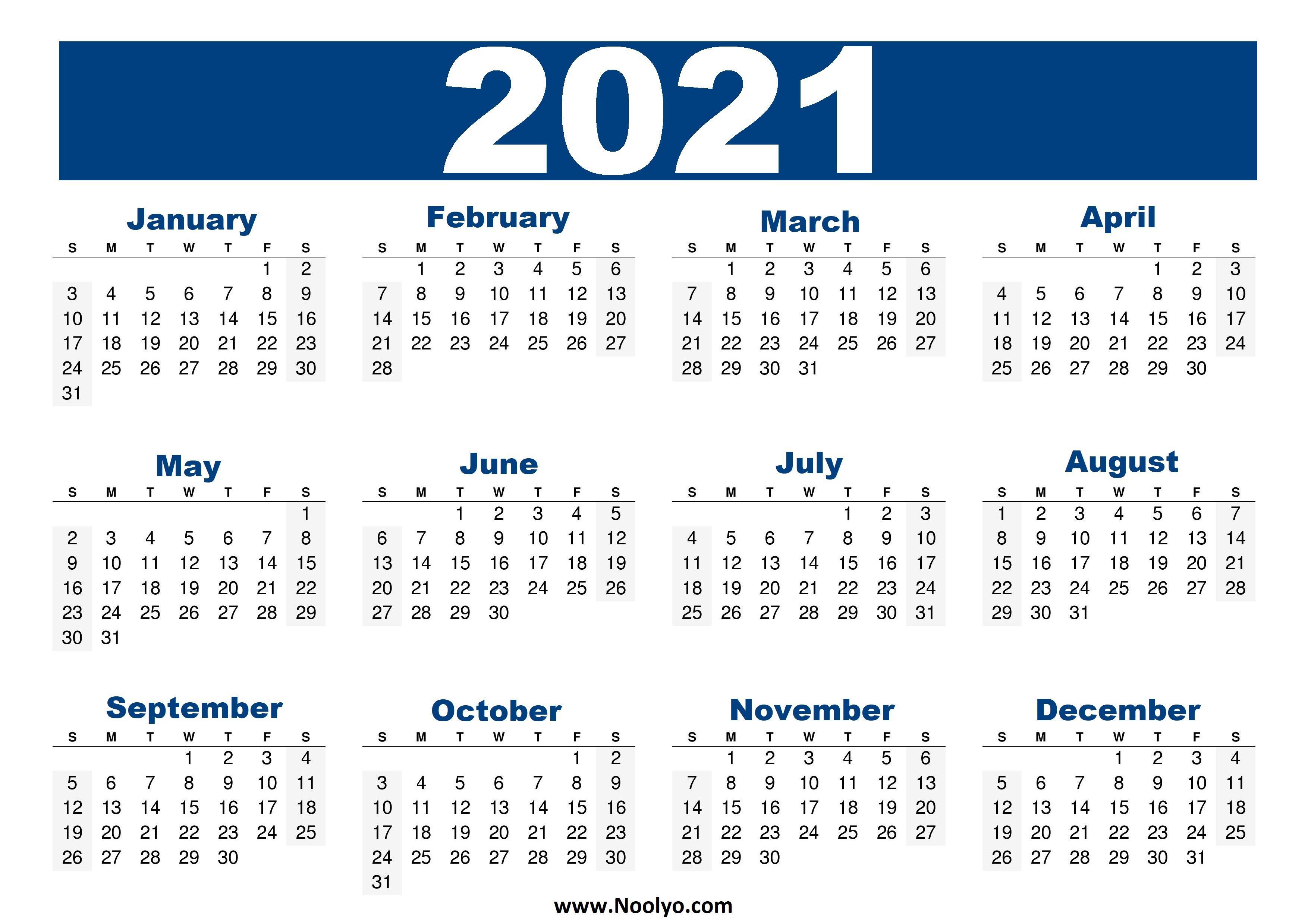 Detail Kalender 2021 High Resolution Nomer 3