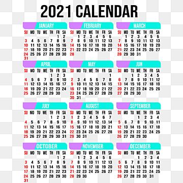 Detail Kalender 2021 High Resolution Nomer 30