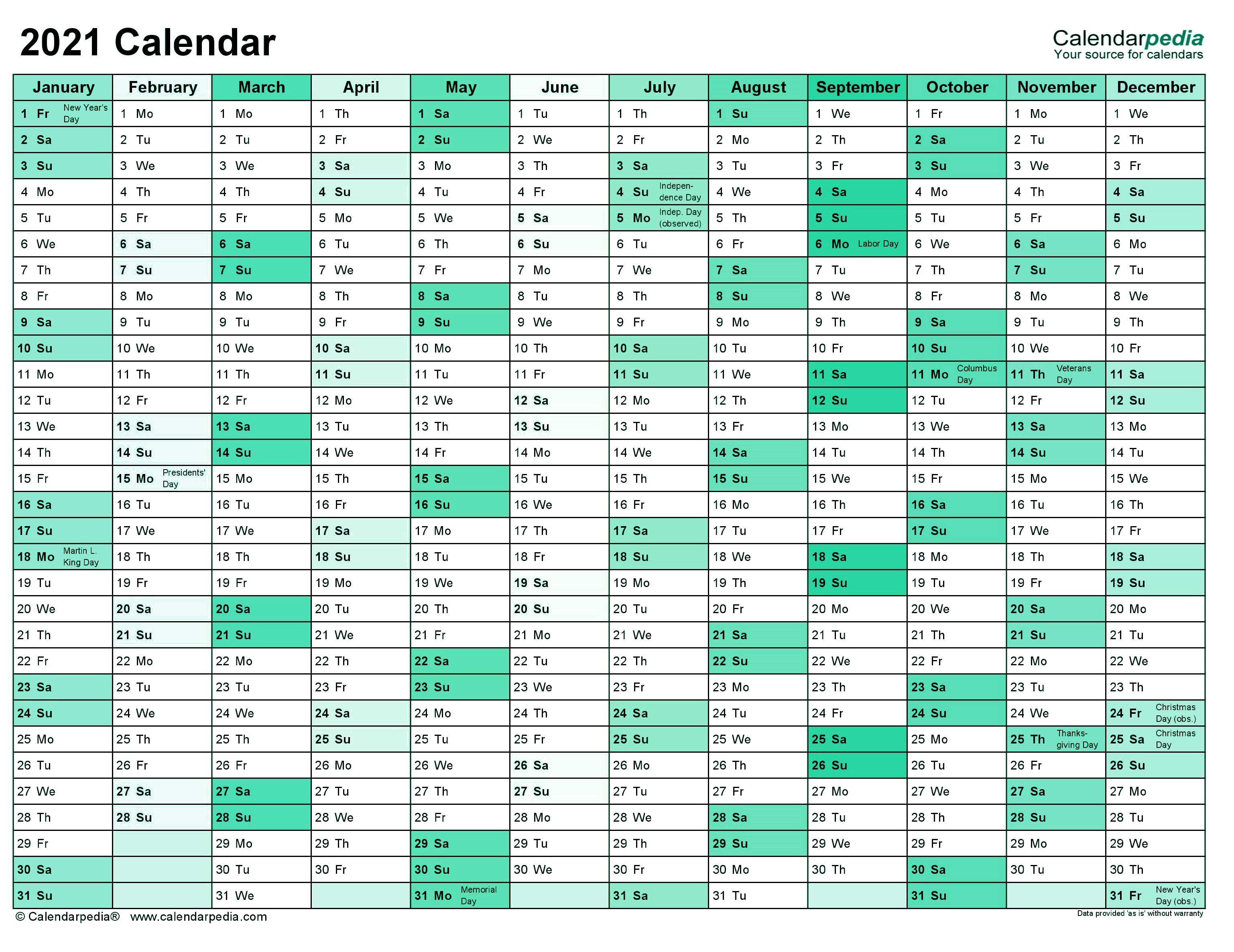 Detail Kalender 2021 High Resolution Nomer 42