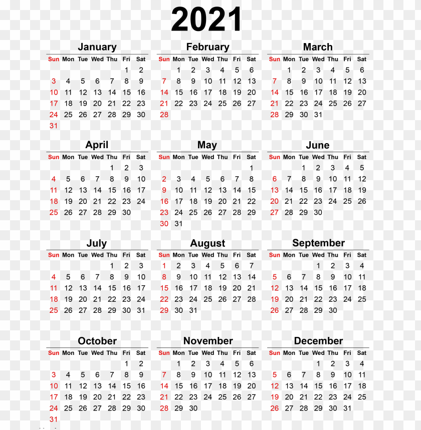 Detail Kalender 2021 Png Nomer 15