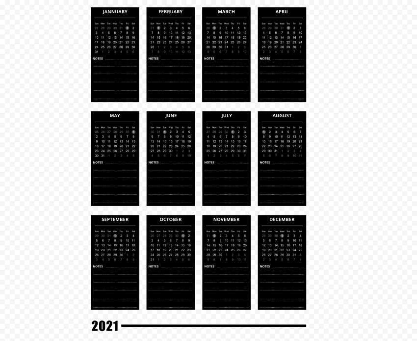 Detail Kalender 2021 Png Nomer 30