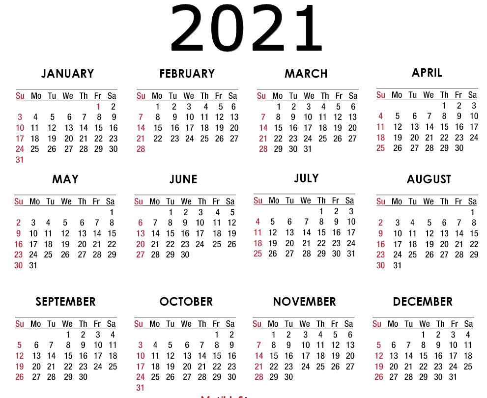 Detail Kalender 2021 Png Nomer 10