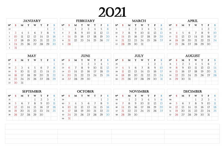 Detail Kalender 2021 Printable Nomer 11