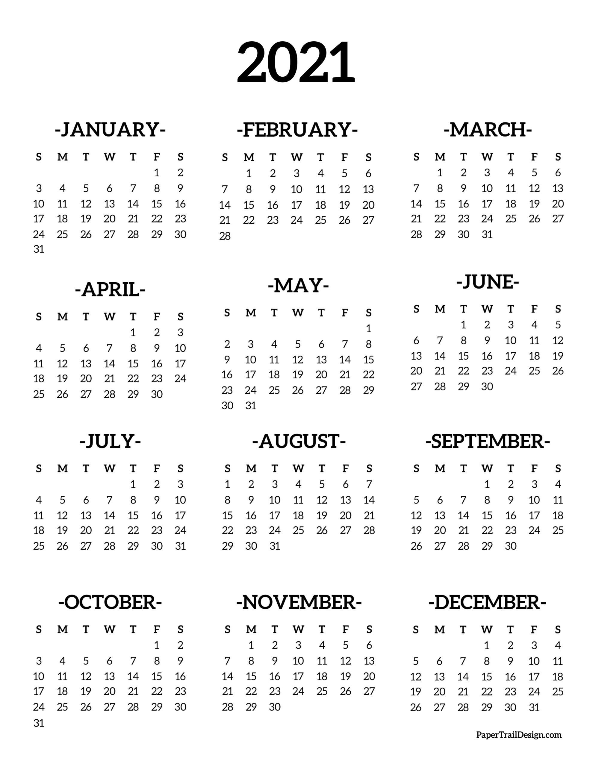 Detail Kalender 2021 Printable Nomer 14