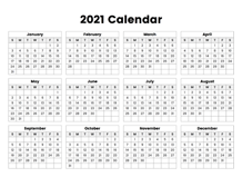 Detail Kalender 2021 Printable Nomer 24