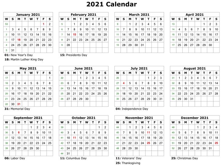 Detail Kalender 2021 Printable Nomer 29