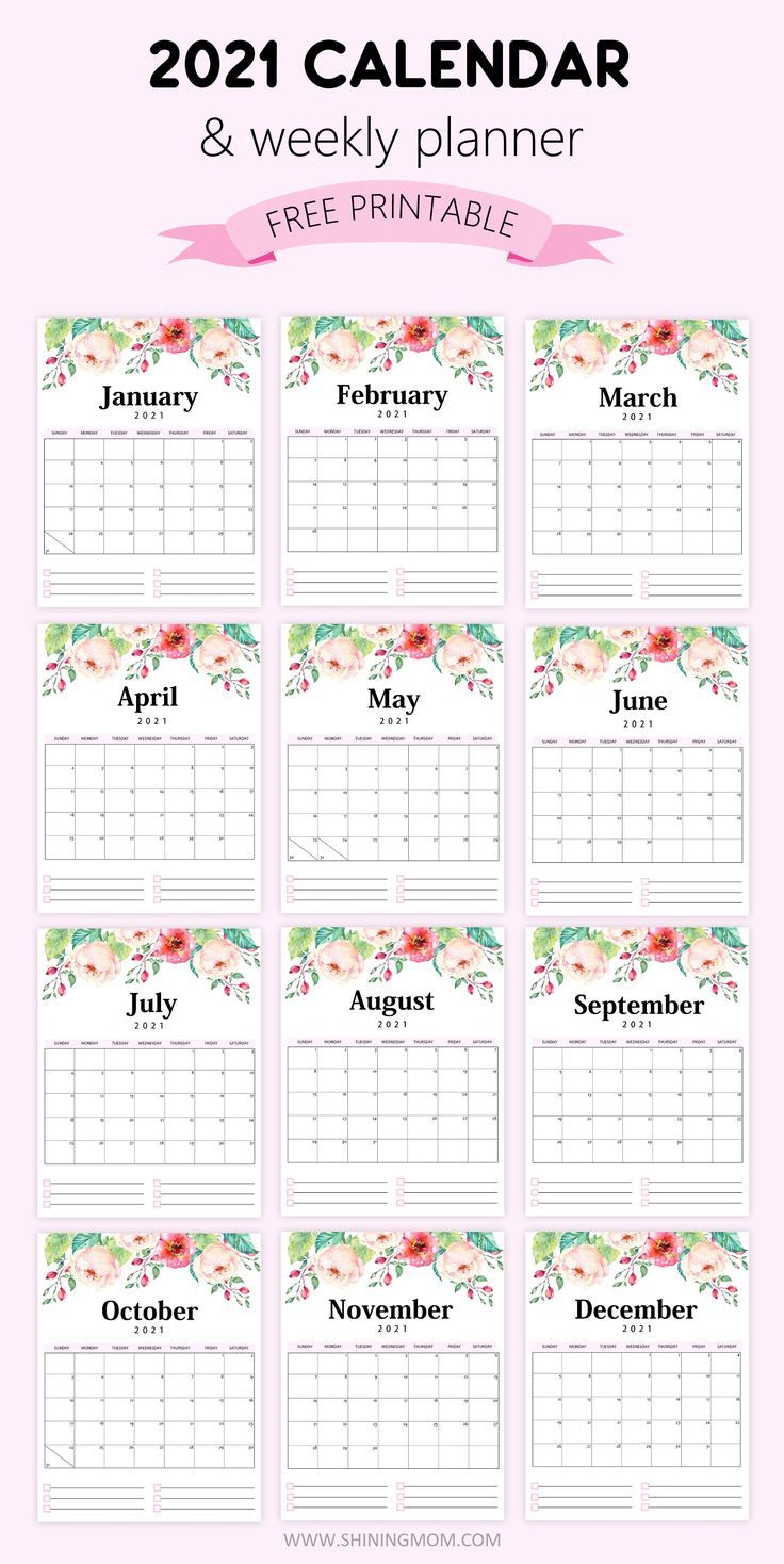 Detail Kalender 2021 Printable Nomer 10