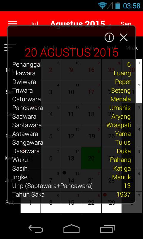 Detail Kalender Agustus 2015 Nomer 46