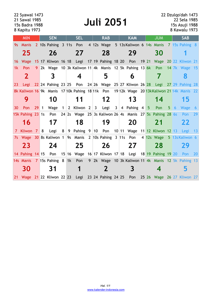 Detail Kalender Agustus 2016 Nomer 21