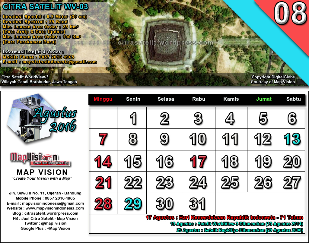 Detail Kalender Agustus 2016 Nomer 25