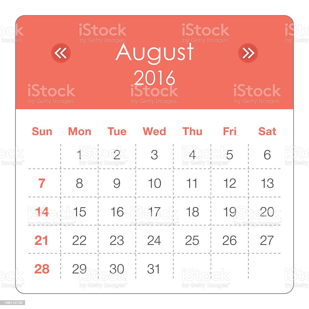 Detail Kalender Agustus 2016 Nomer 8