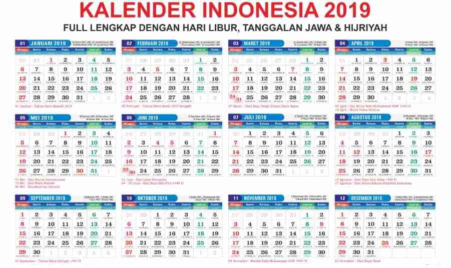 Detail Kalender Bulan Mei 2019 Nomer 6