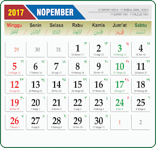 Detail Kalender Cantik 2017 Nomer 40