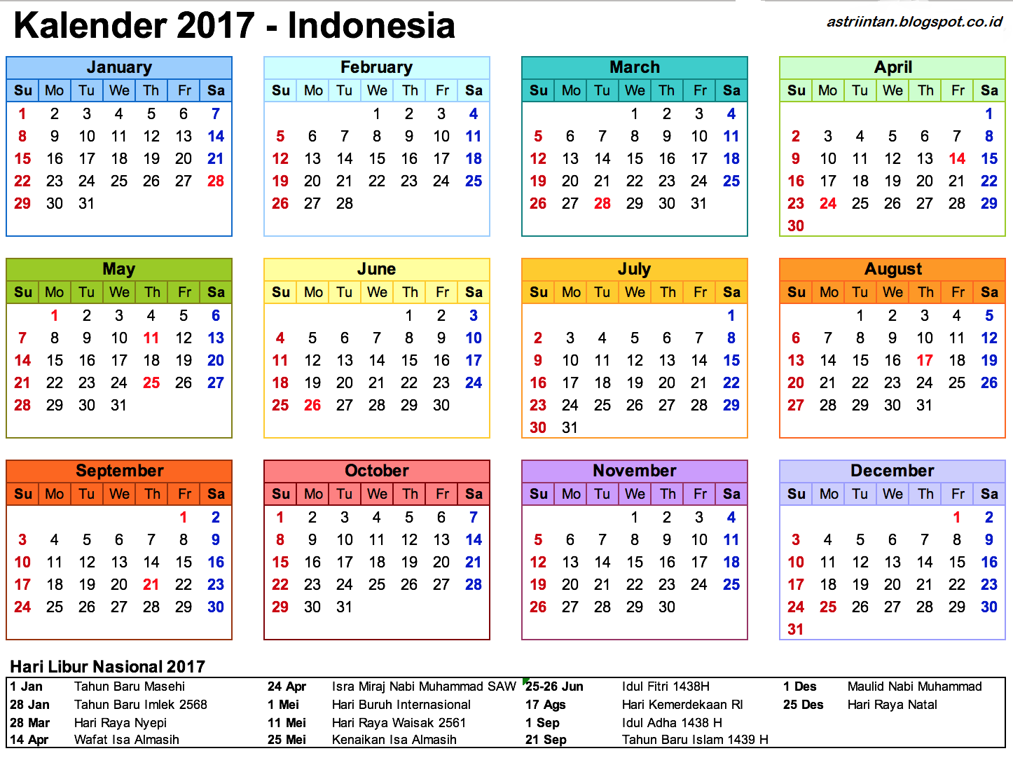 Detail Kalender Cantik 2017 Nomer 7